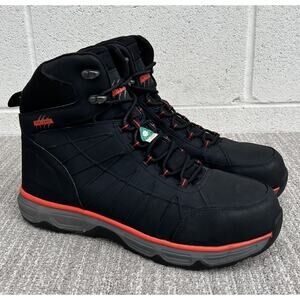 Aggressor Men's Mid Cut Hiker Work Boots Steel Toe & Plate 13 US Size